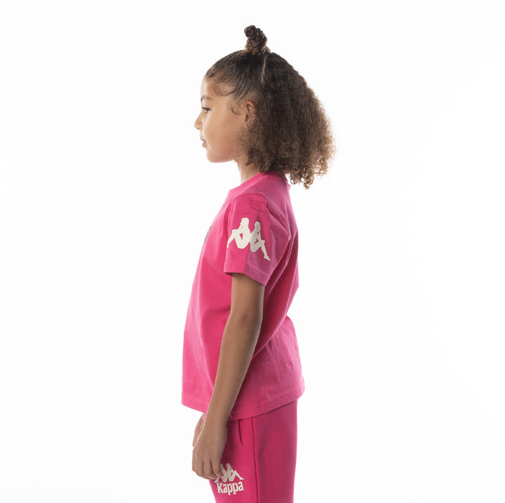 Kids Authentic Paroo T-Shirt - Pink Black