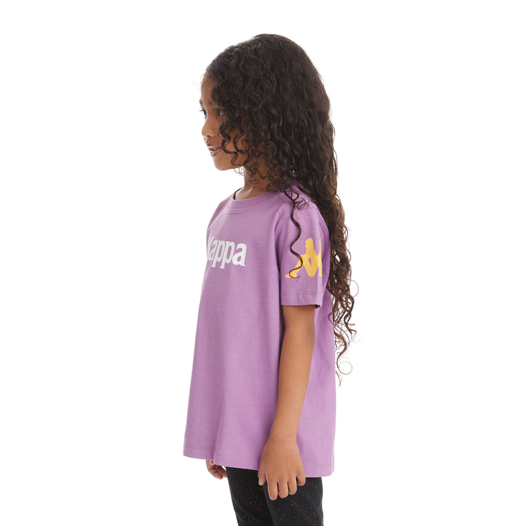 Kids Authentic Paroo T-Shirt - Violet – Kappa