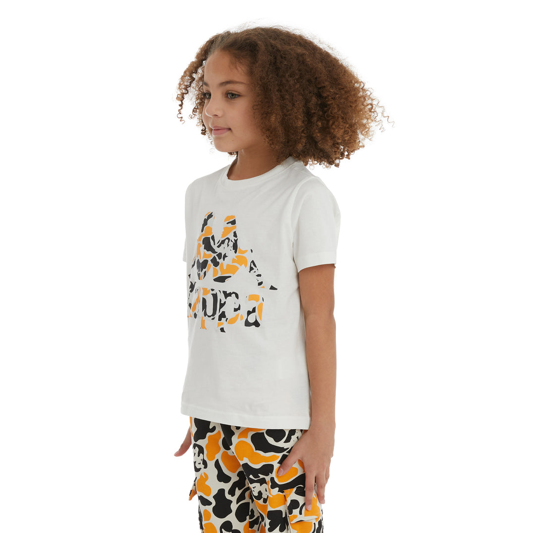 Kids Authentic Phullo T-Shirt - Black Smoke Light Orange