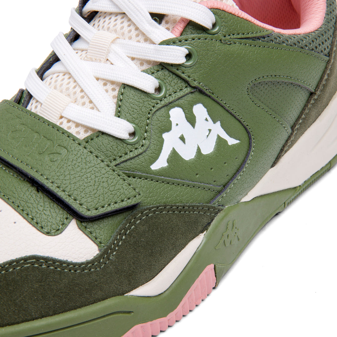 Authentic Atlanta 2 Sneakers - USA – Olive Green Pink Kappa