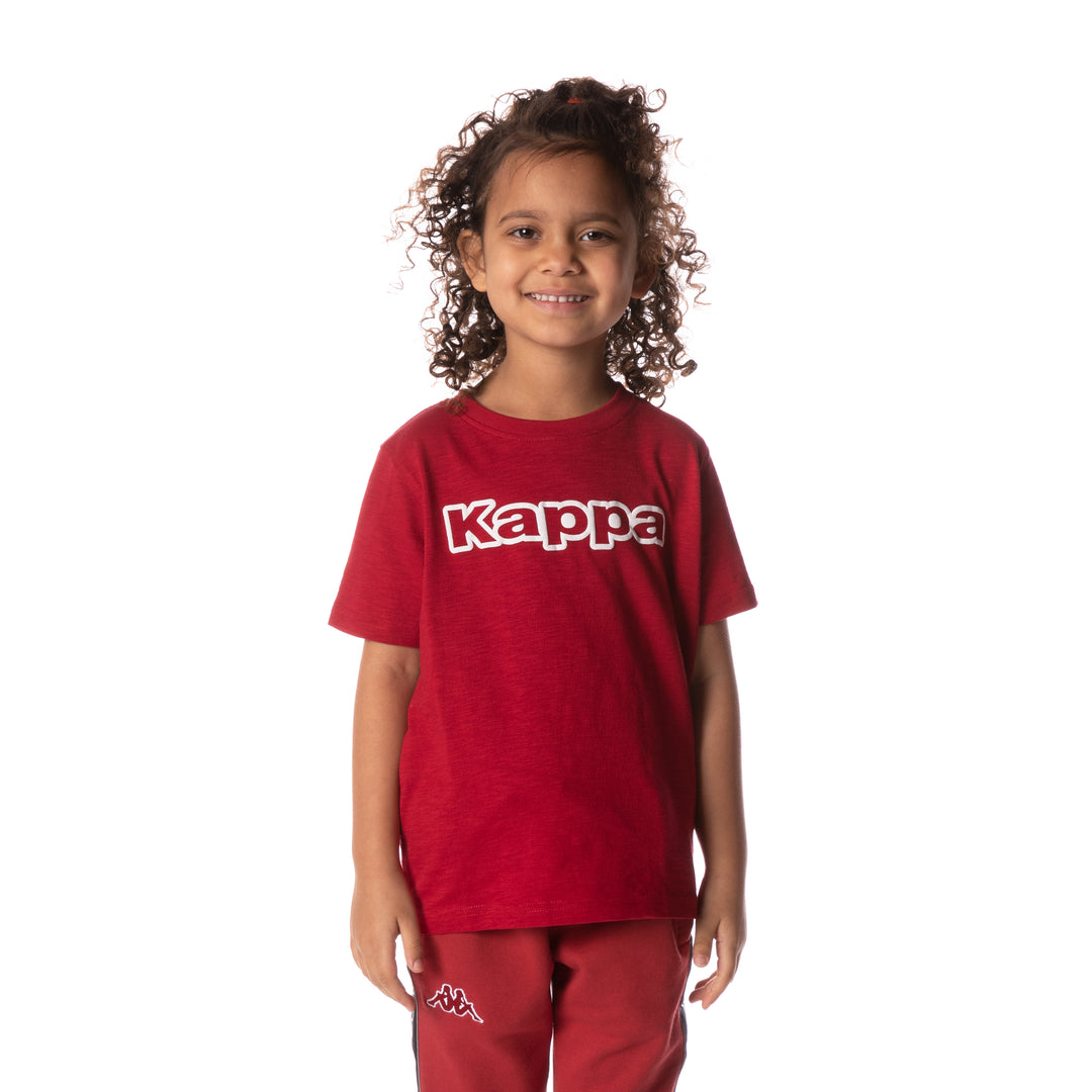 gå på indkøb jazz Skeptisk Logo Cabal T-Shirt - Red – Kappa USA