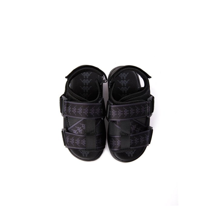 222 Banda Mitel 2 Kids Sandals - Black Grey