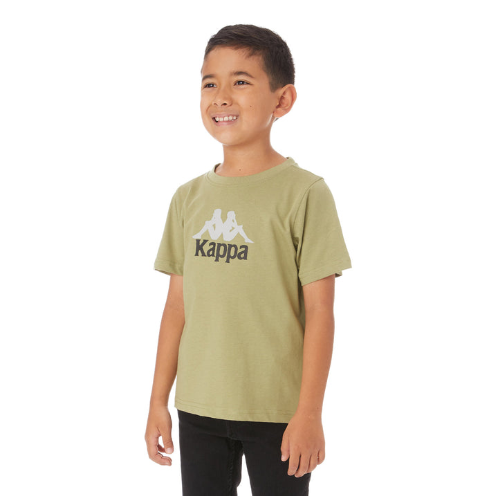 Kids Authentic Molongio T-Shirt - Green Salvia