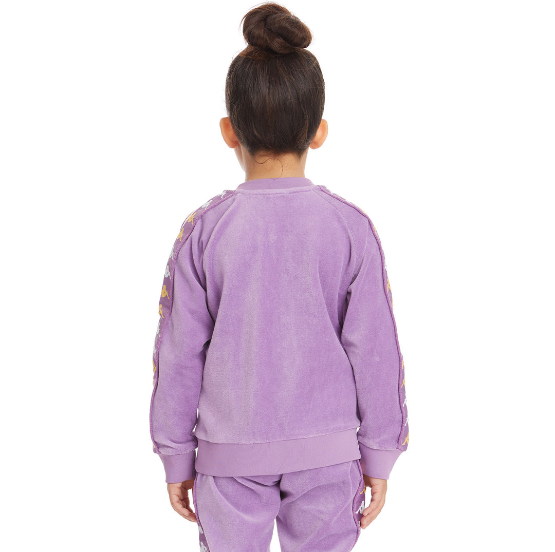 Kids 222 Banda Benettin Track Jacket - Violet Lavender