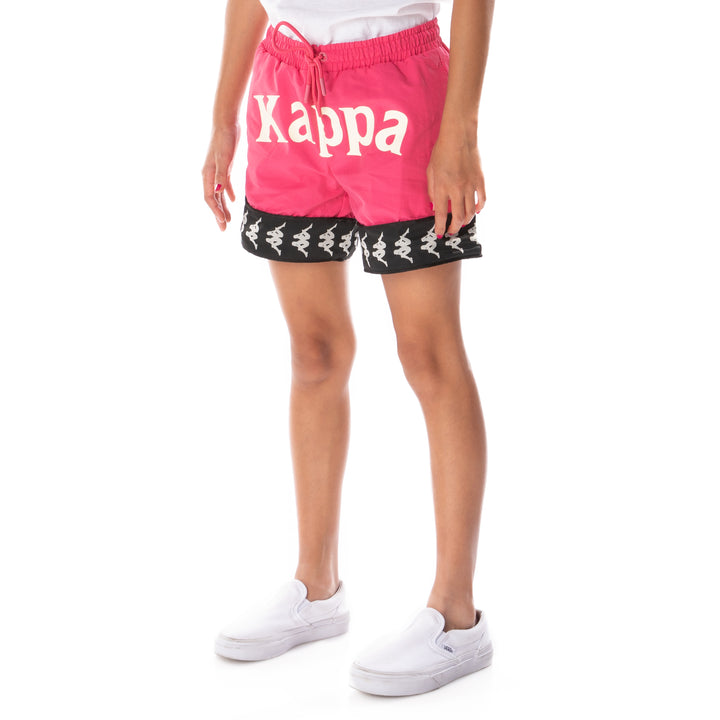 Kids 222 Banda Calabash 3 Shorts - Pink Black