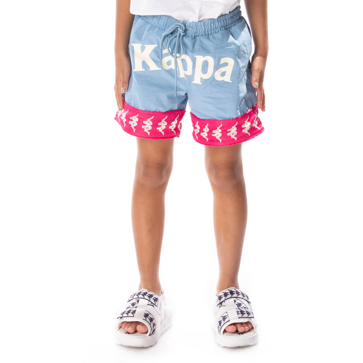 Kids 222 Banda Calabash 3 Shorts - Light Blue Pink