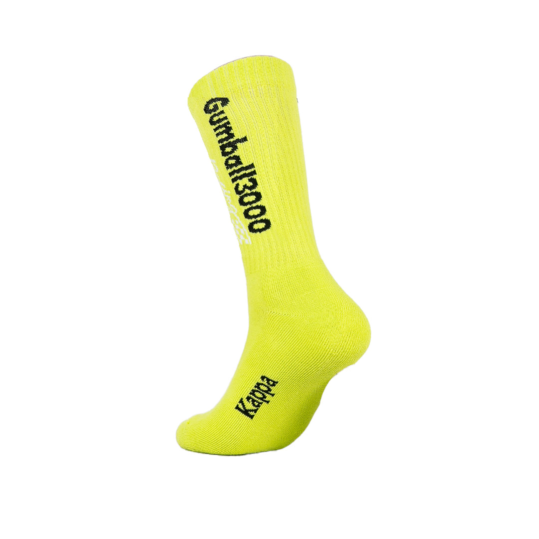 Authentic Andre 1 Pack Gumball 3000 Socks - Lime Black