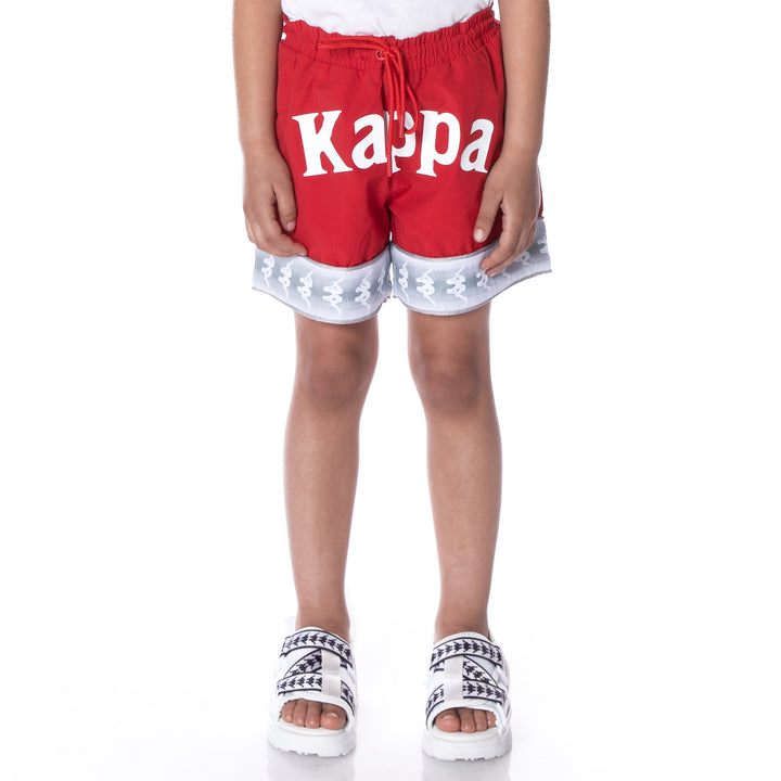 Kids 222 Banda Calband Swim Shorts - Red