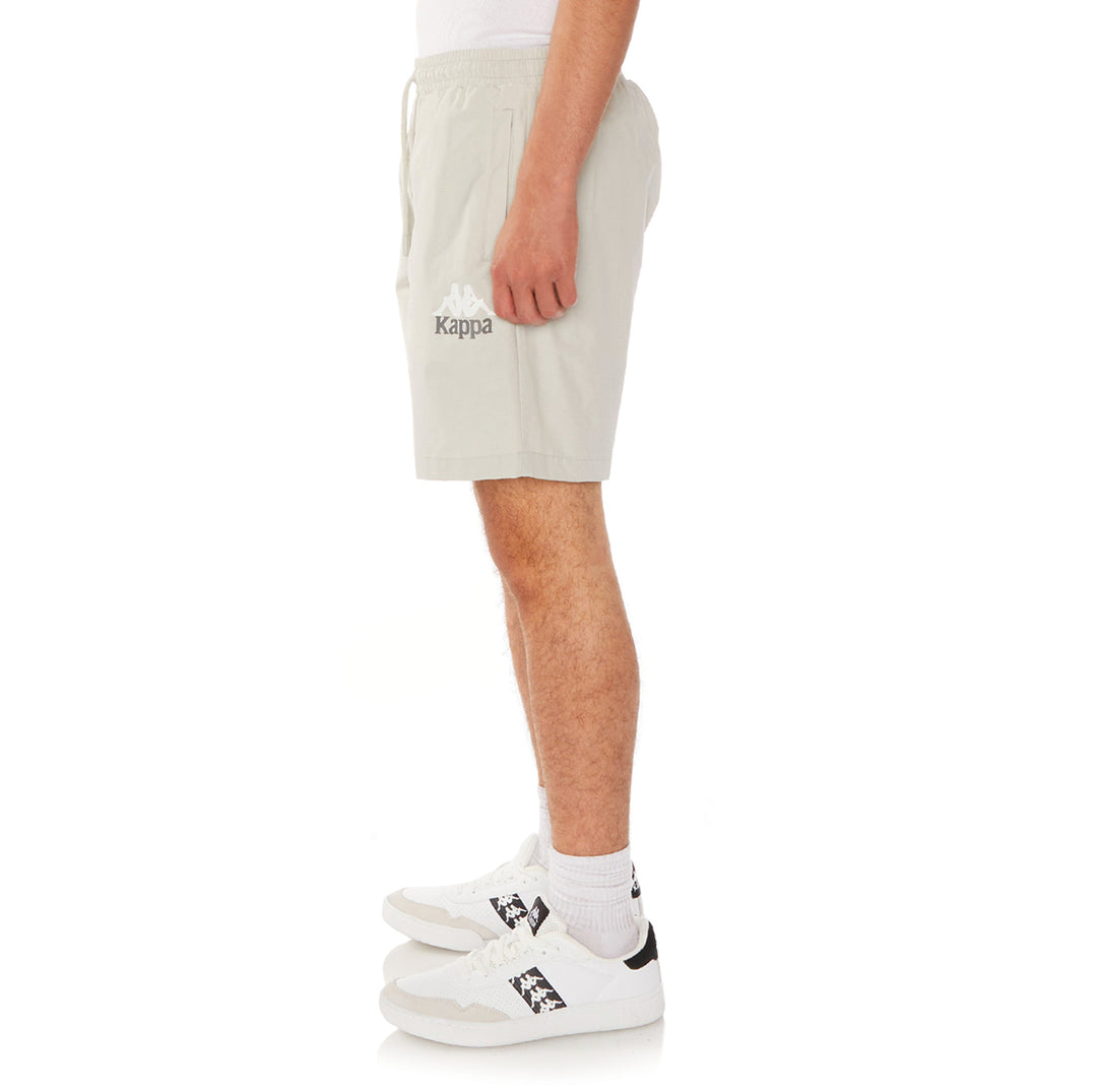 Kappa Men's Authentic Wale Shorts in Grey.