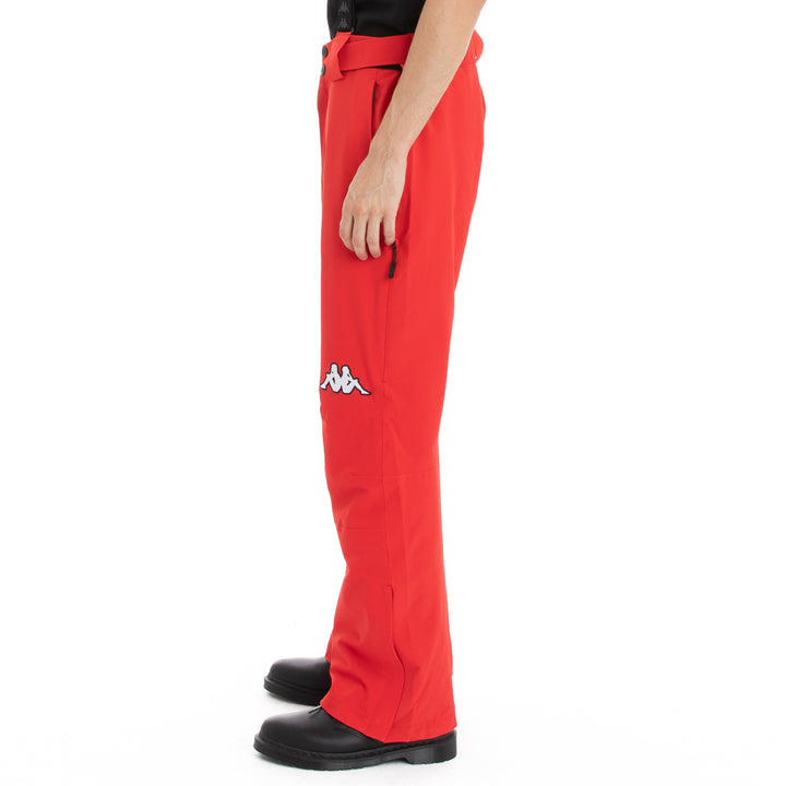 Kappa 6Cento 664 Ski Pants - Red Black