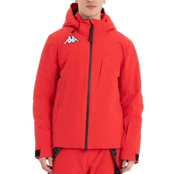 Kappa 6Cento 606 Ski Jacket - Red Black