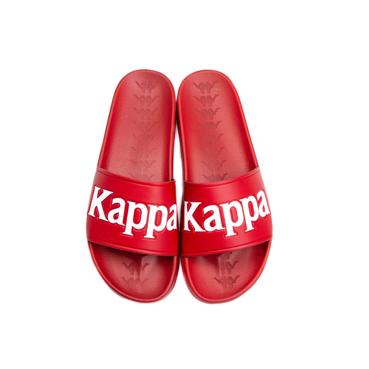 Kappa 222 Banda Adam 9 Red White Slides